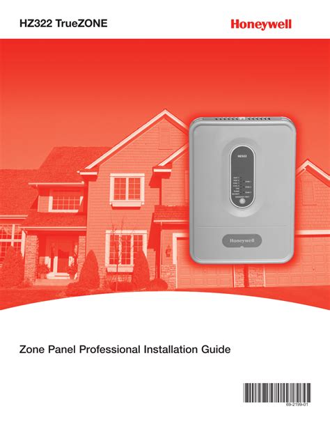 Zone panel professional installation guide (13 pages) Control Panel <b>Honeywell</b> TrueZONE HZ221 Installation <b>Manual</b>. . Honeywell hz311 manual pdf